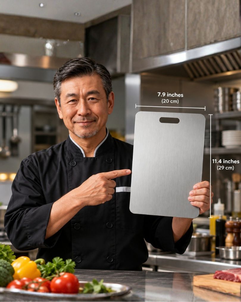 Katori titanium cutting board overview Katori titanium cutting board overview